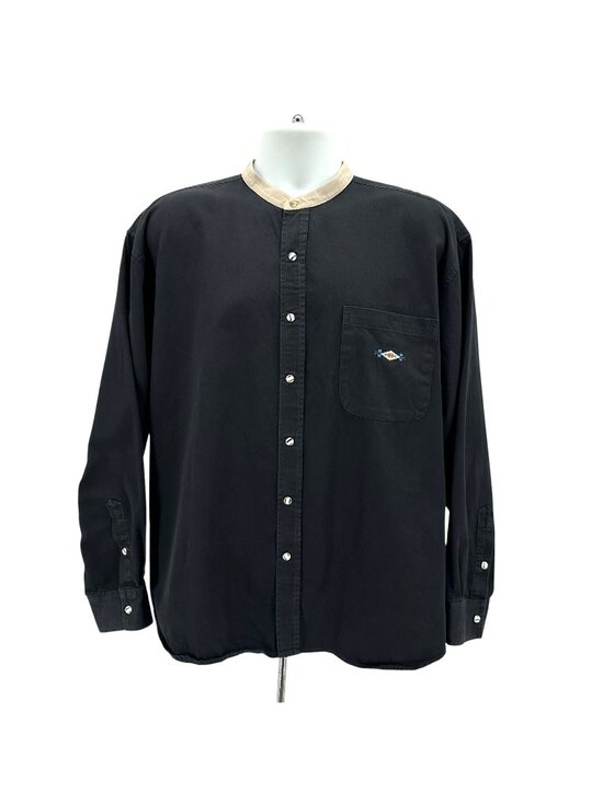 Roper Other - Vintage Roper Mens XXL Shirt Snap Button Western Black Aztec Long Sleeve 90s